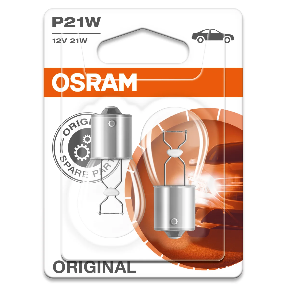 P21W 12V Light Bulb Osram 2-pack