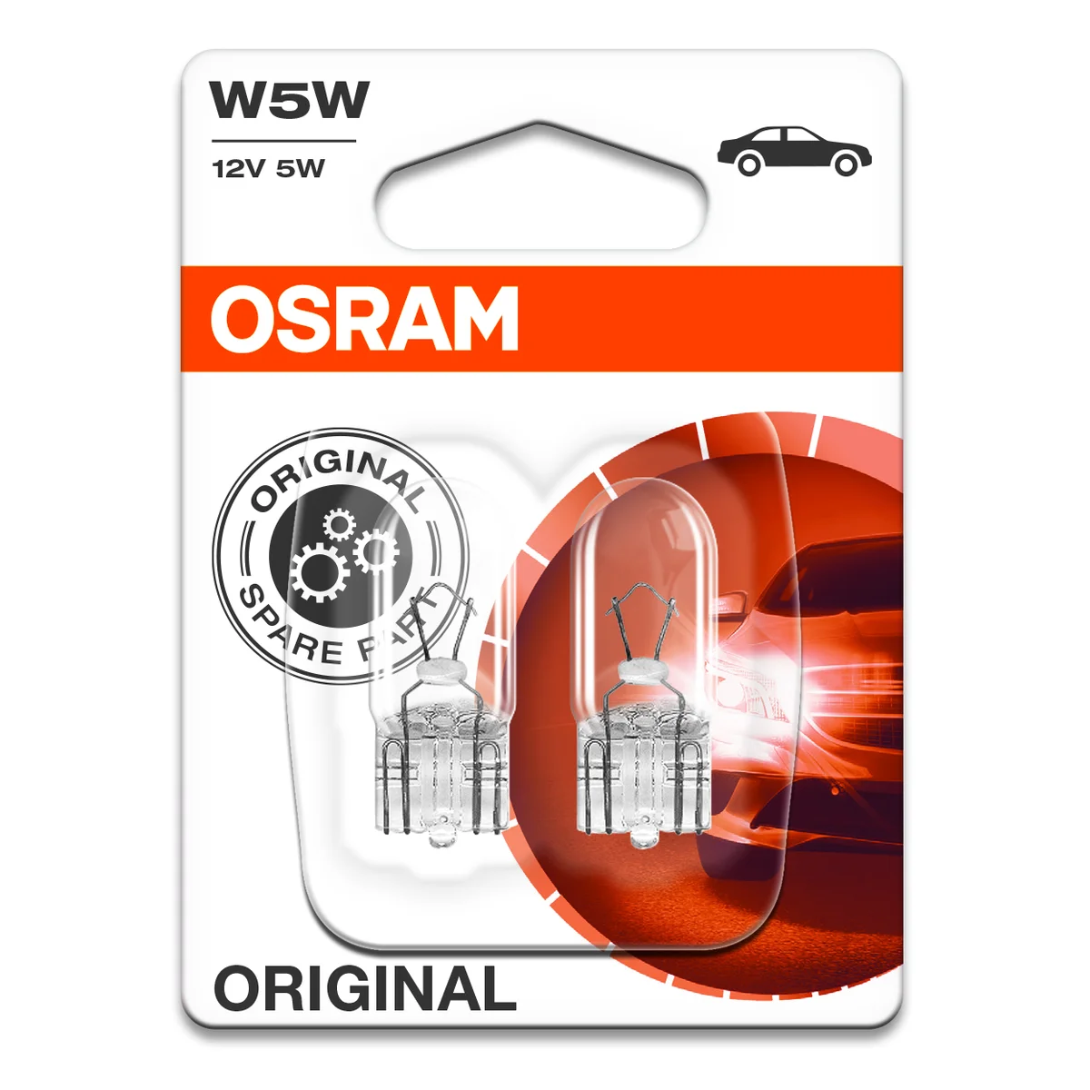 W5W 12V Bulb Osram 2-pack