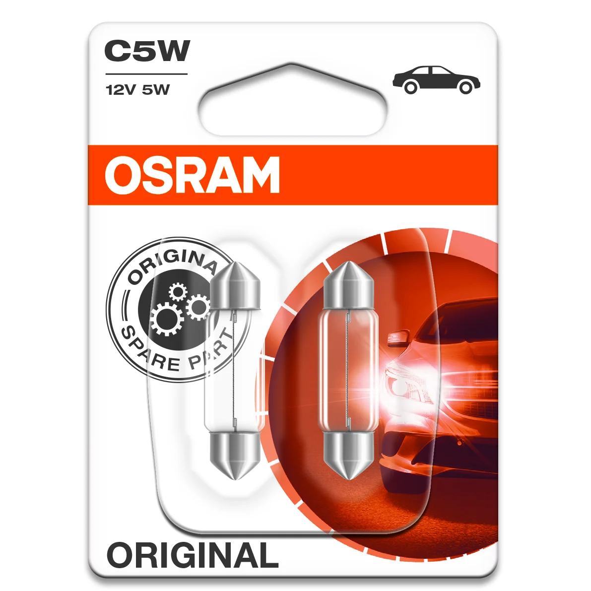 C5W 12V Spark plug light 35mm Osram