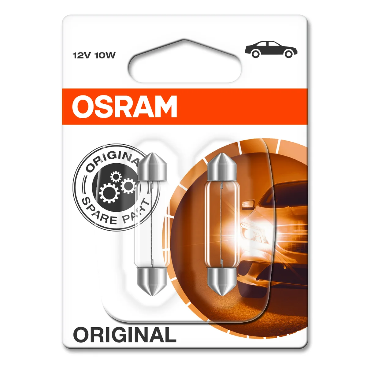 Wiper lamp 10W 12V 41mm Osram