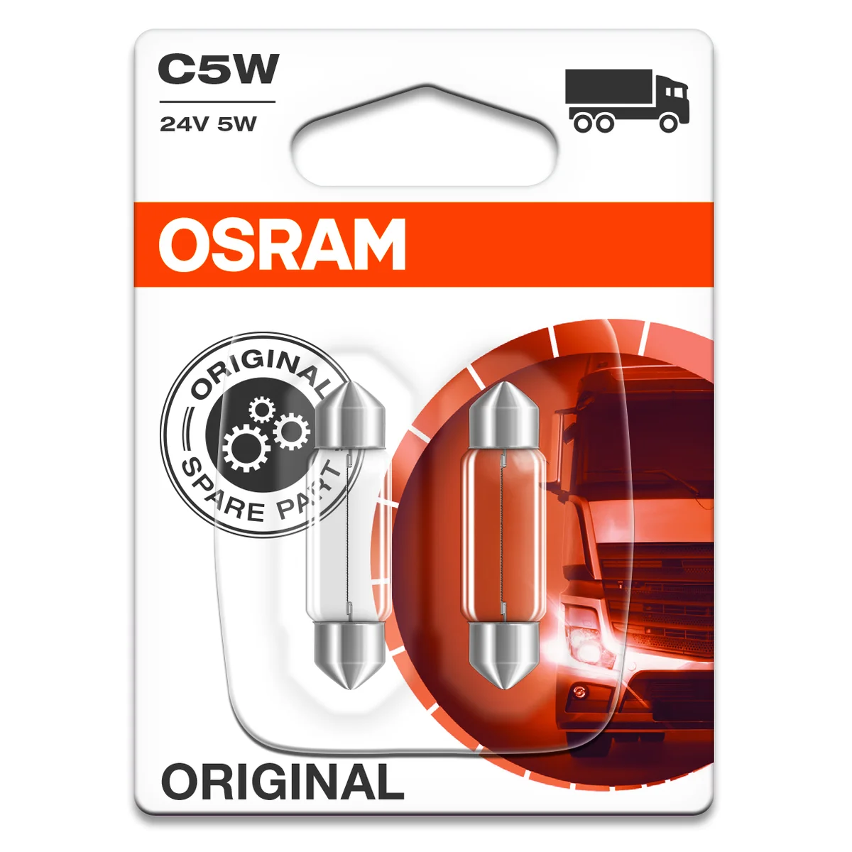 C5W 24V Spark plug 35mm Osram