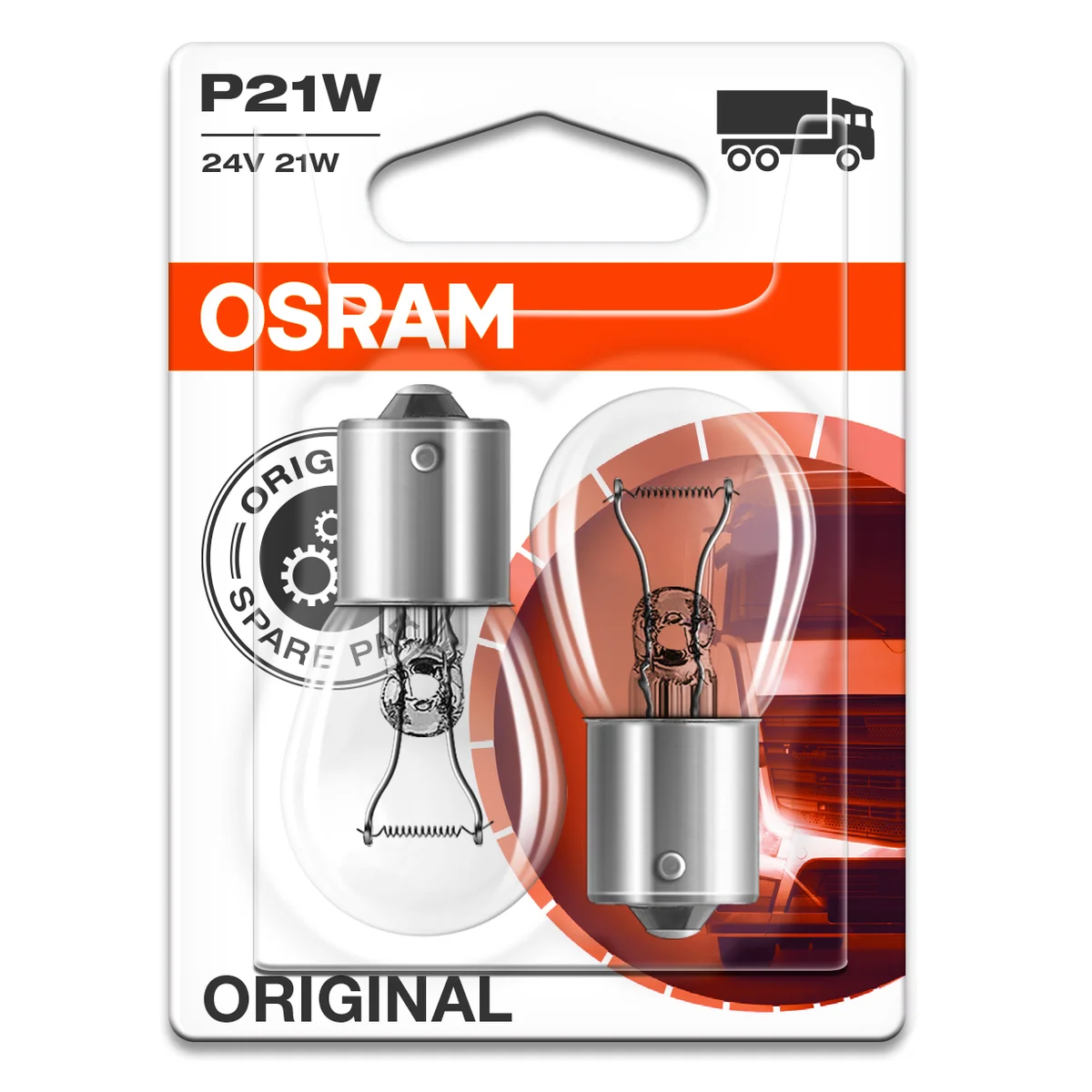 P21W 24V Bulb Osram 2 pack