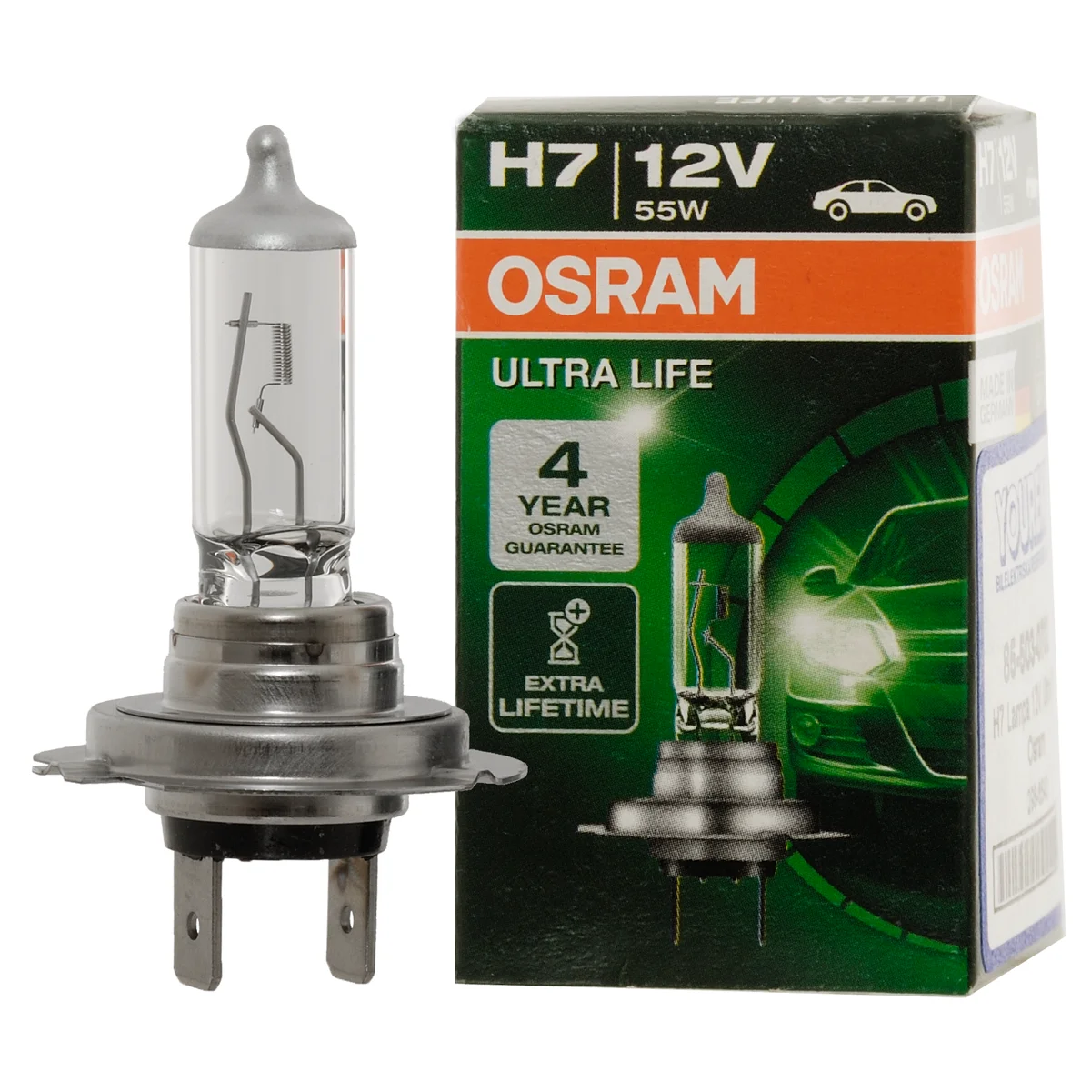 H7 Lamp 12V, Ultra Life Osram