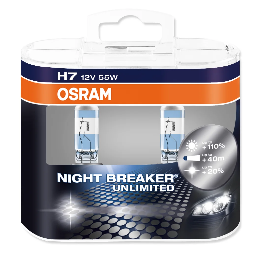 H7 Lamp 12V, Night Breaker Osram