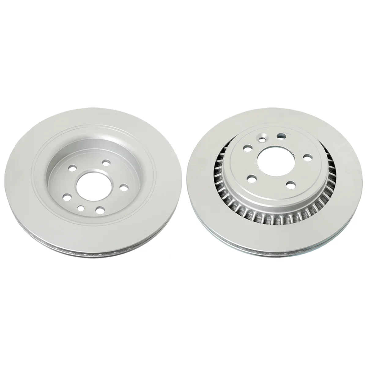 Rear axle brake disc, set of 2 pieces
