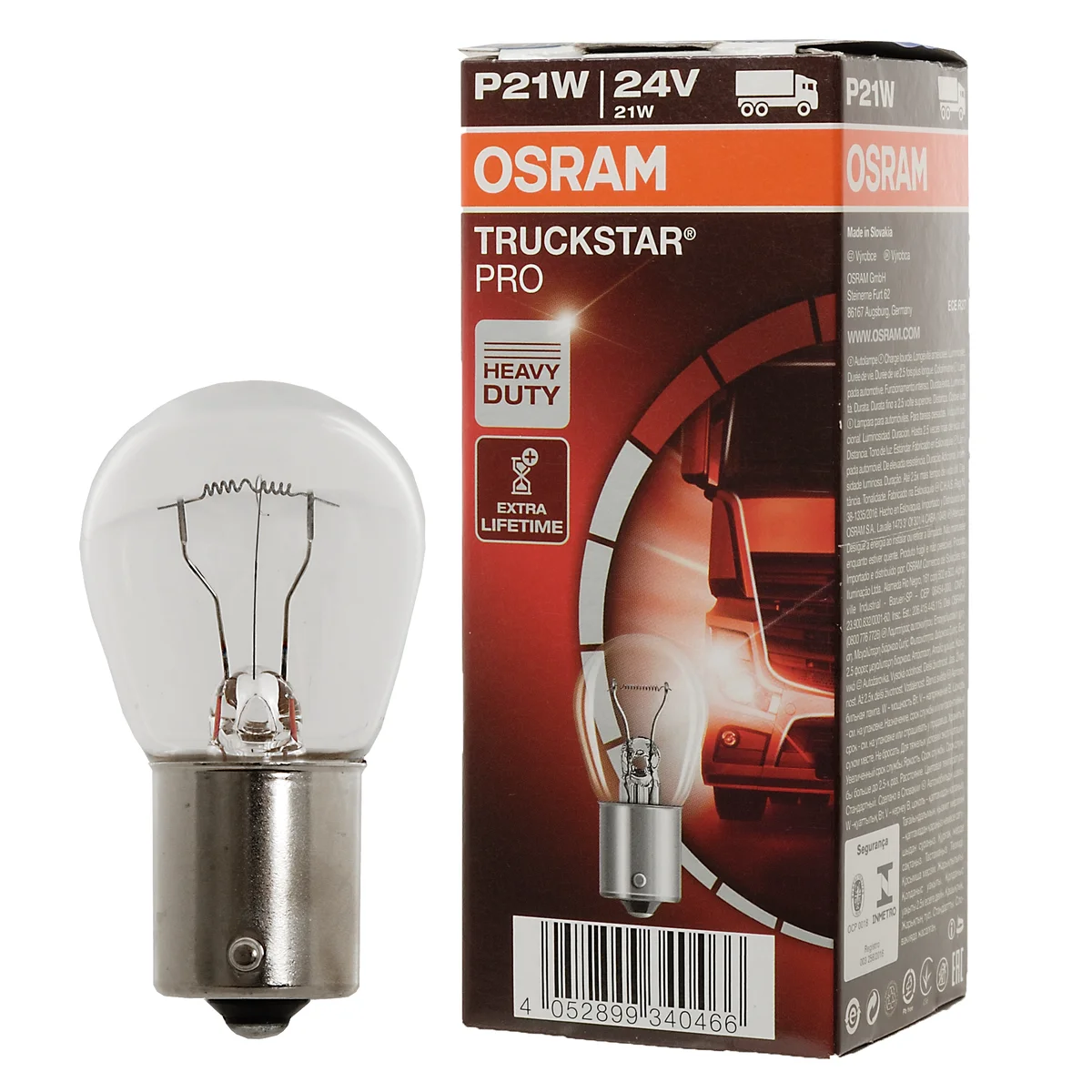 P21W 24V Lamp TruckstarPro10p