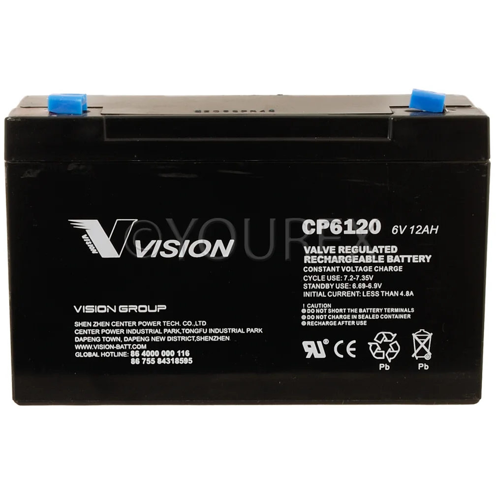 AGM Battery 6V 12AH, VRLA