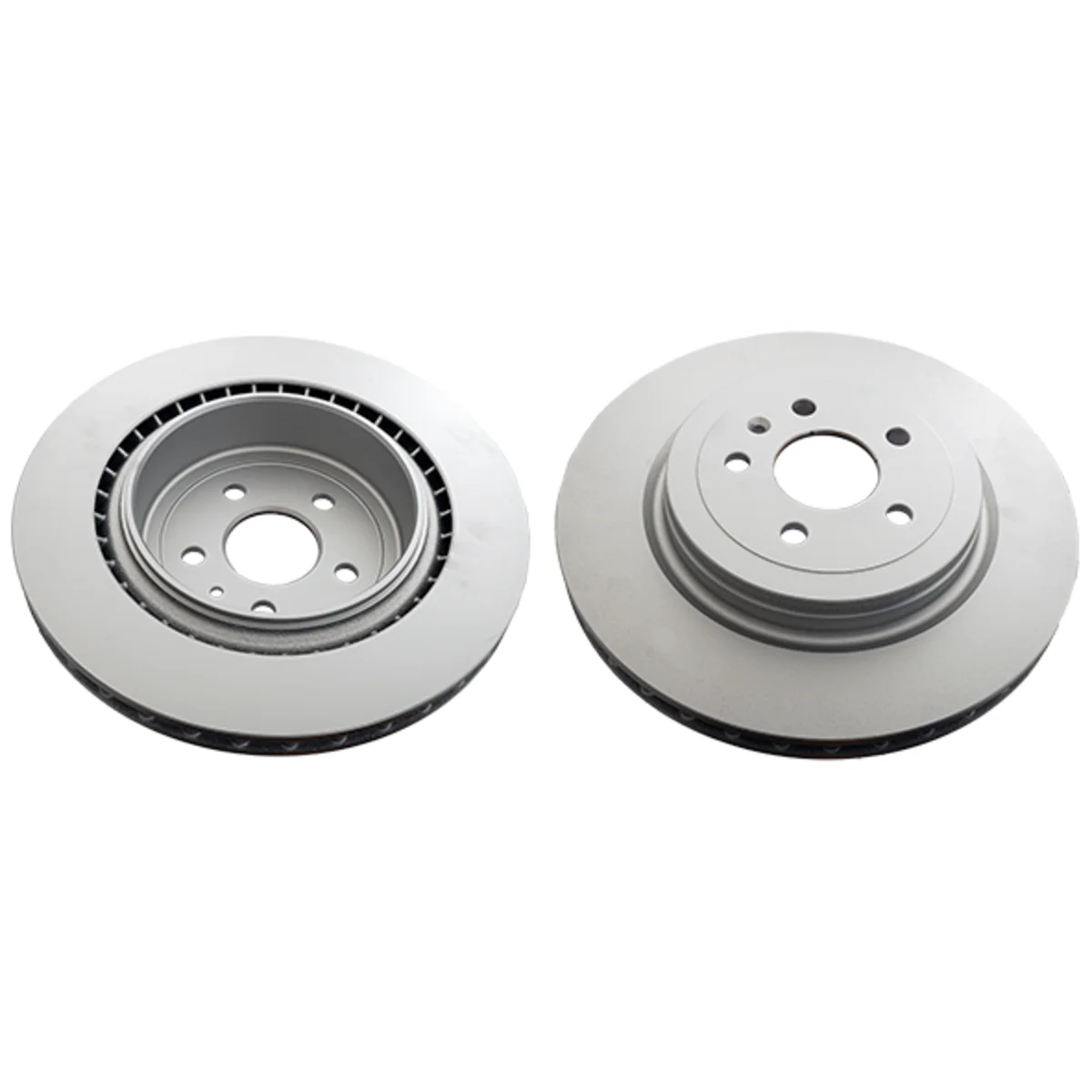 Rear axle brake disc, set of 2