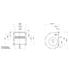 Fan motor 12V, Spal
