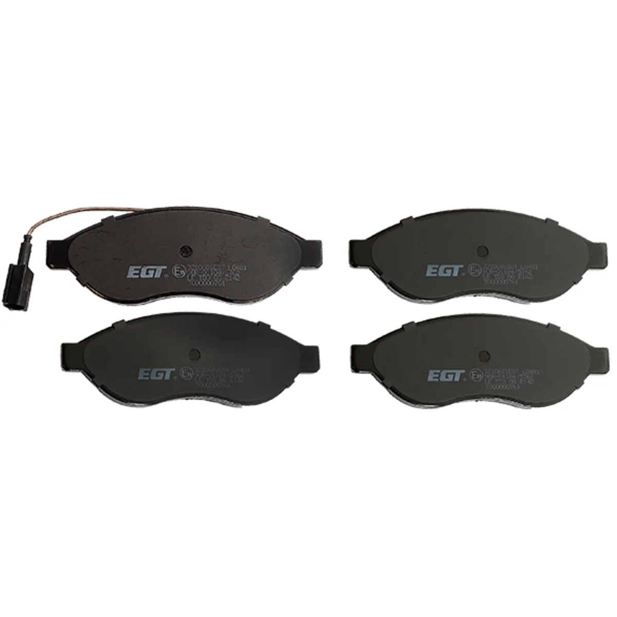 Brake pads set, front axle