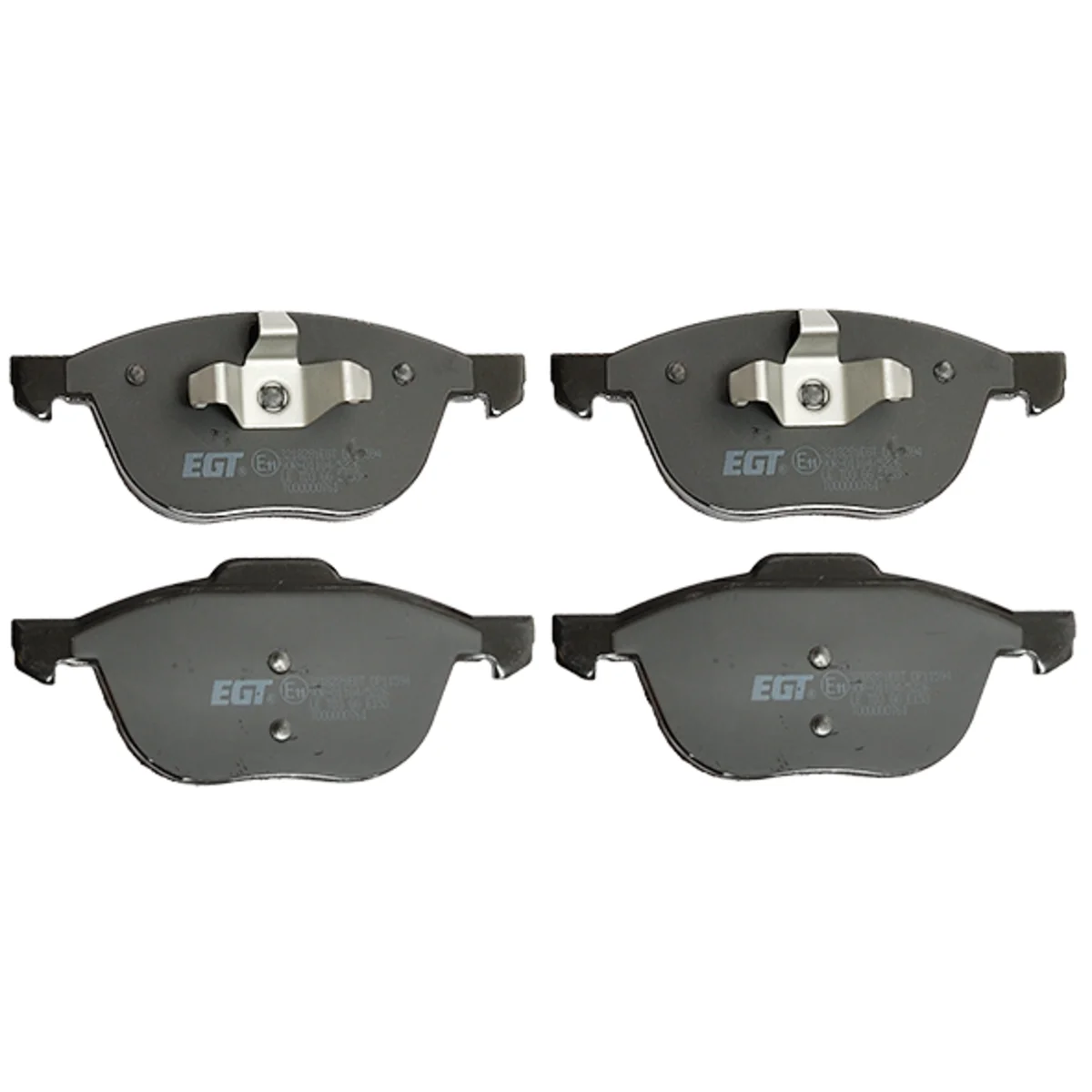 Brake pads set, front axle