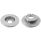 Rear axle brake disc, set of 2