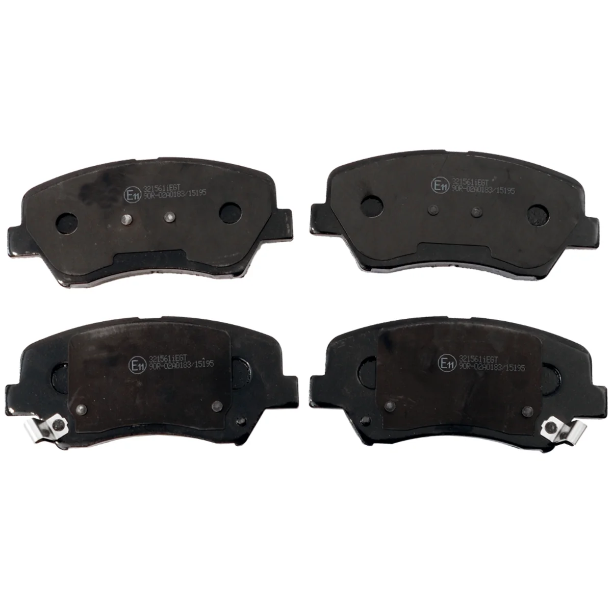 Brake pads set, front axle