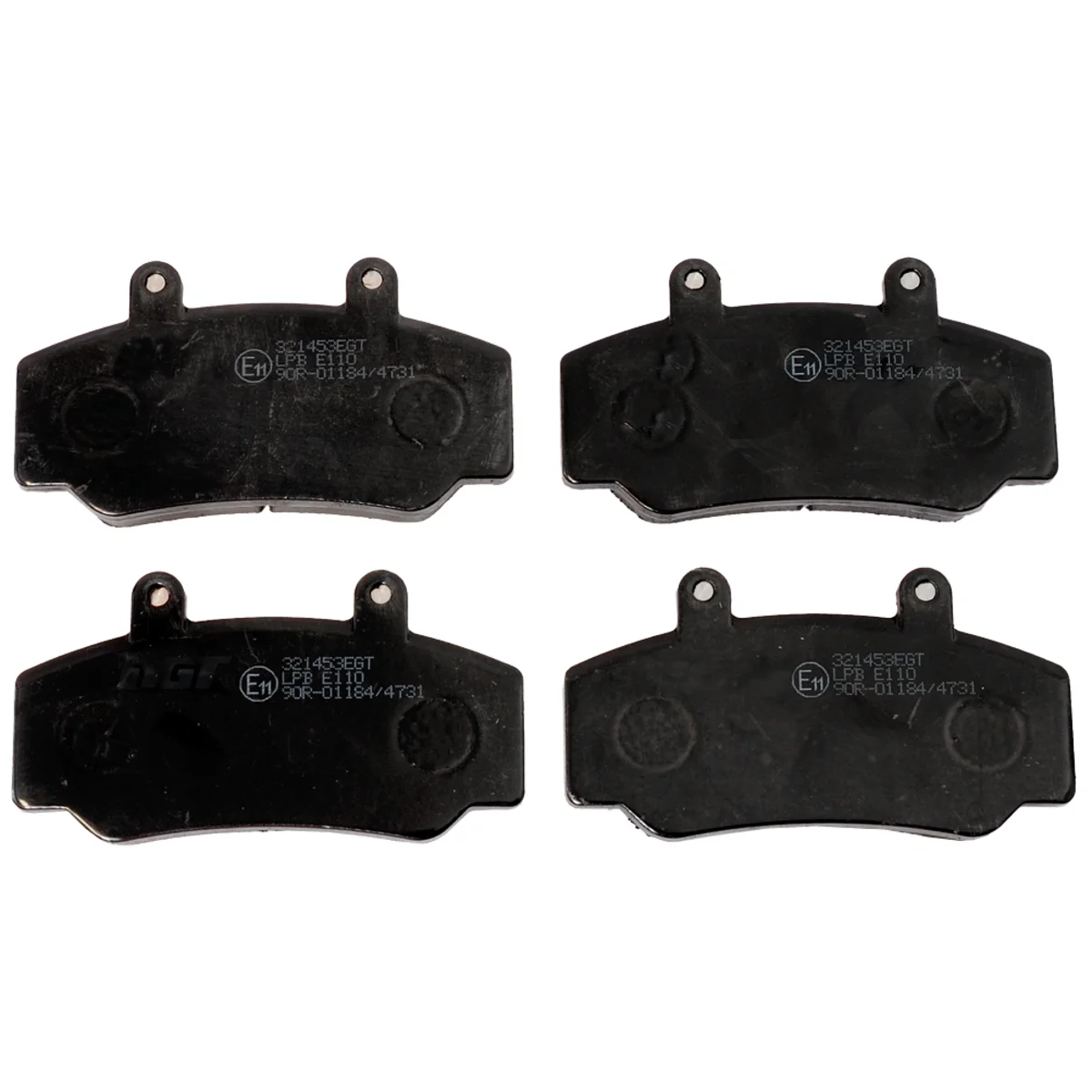 Brake pads set, front axle