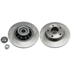 Rear axle brake disc, set of 2