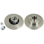 Rear axle brake disc, set of 2