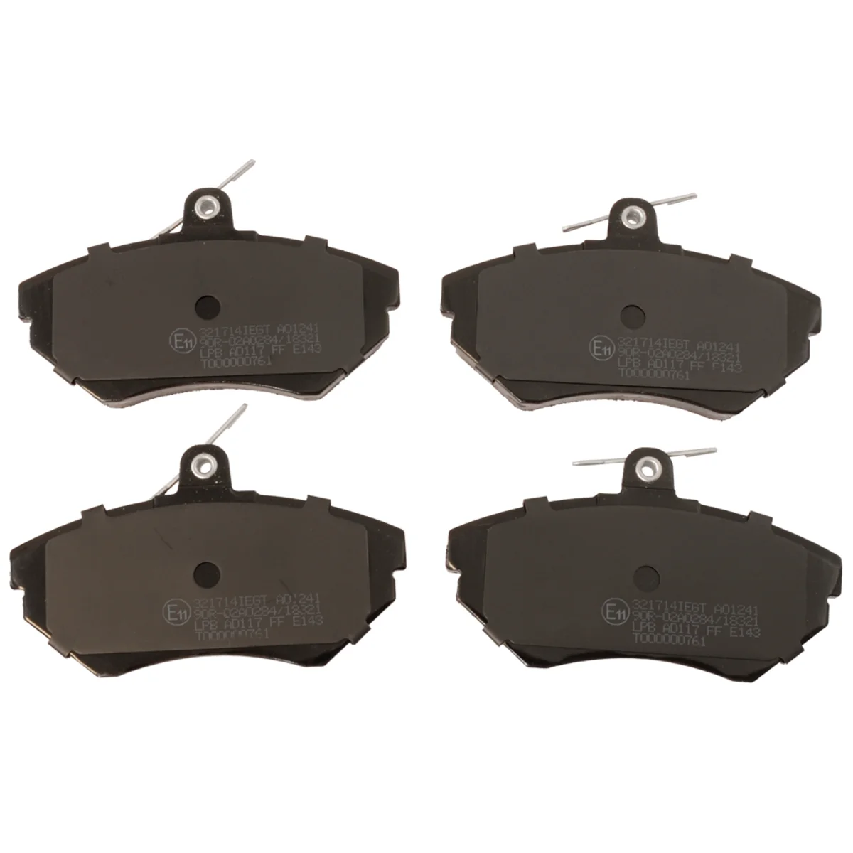 Brake Pad Set, Front Axle