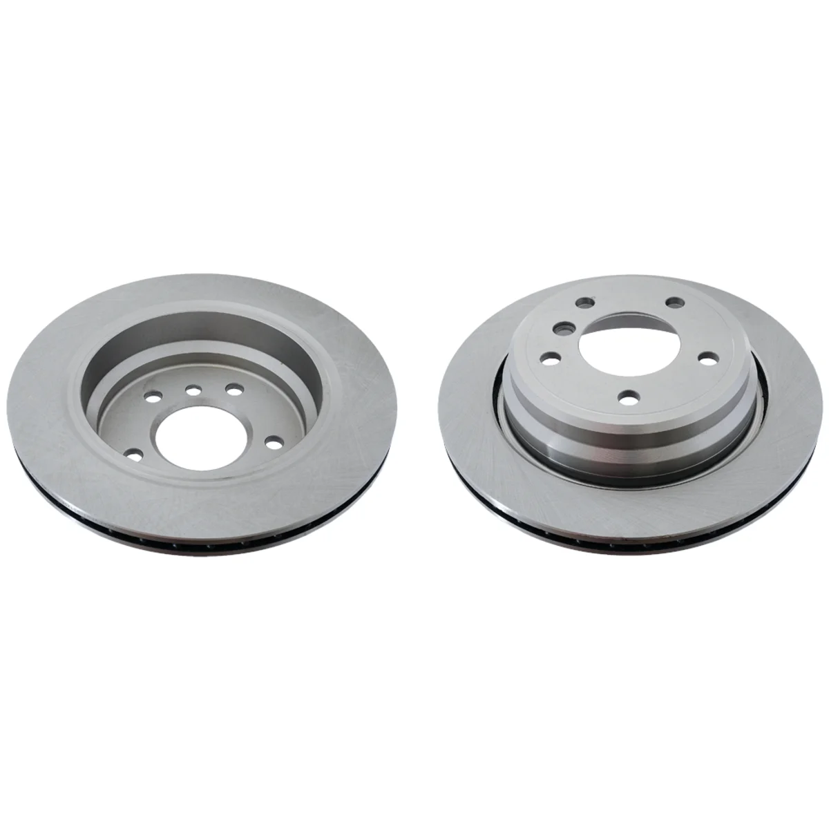 Rear axle brake disc, set of 2