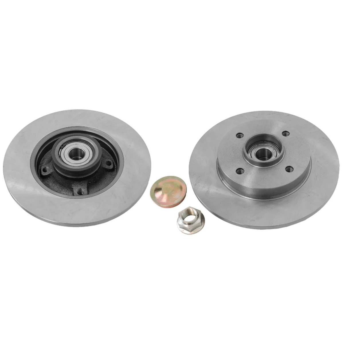 Rear axle brake disc, set of 2