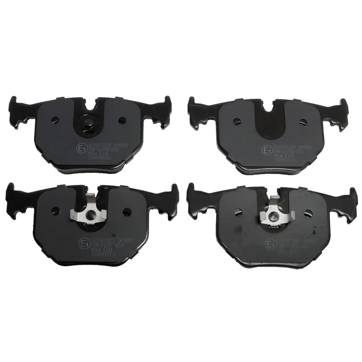 Brake pad kit, Rear axle