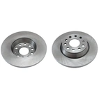 Rear axle brake disc, set of 2