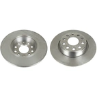 Rear axle brake disc, set of 2