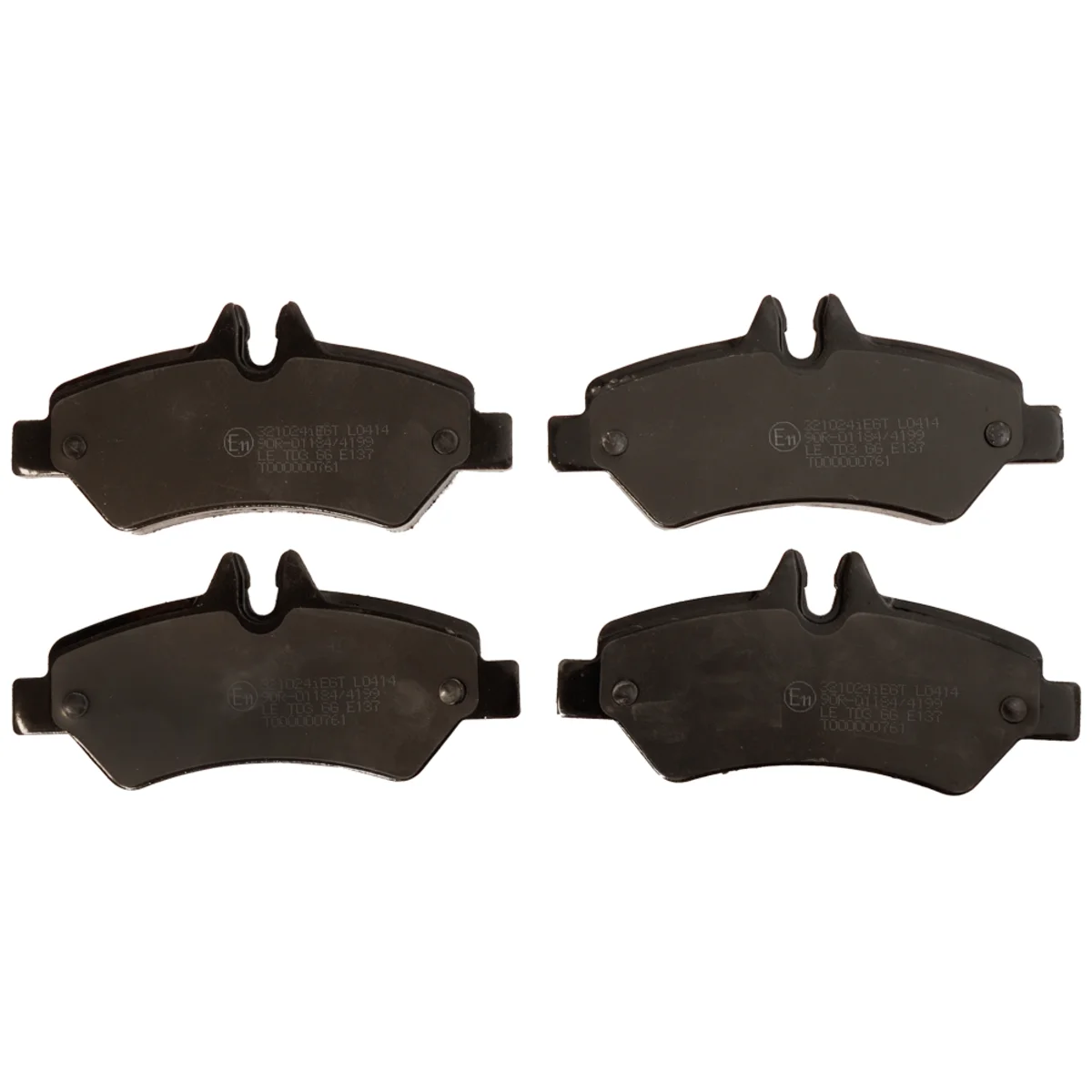 Brake pad kit, Rear axle