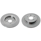 Rear axle brake disc, set of 2