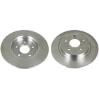 Rear axle brake disc, set of 2
