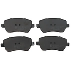 Brake pads set, front axle