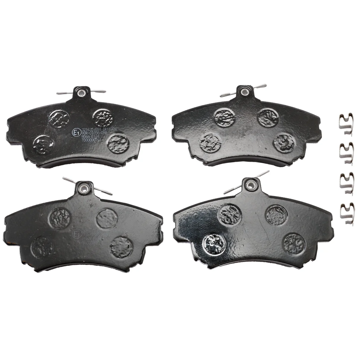 Brake pads set, front axle