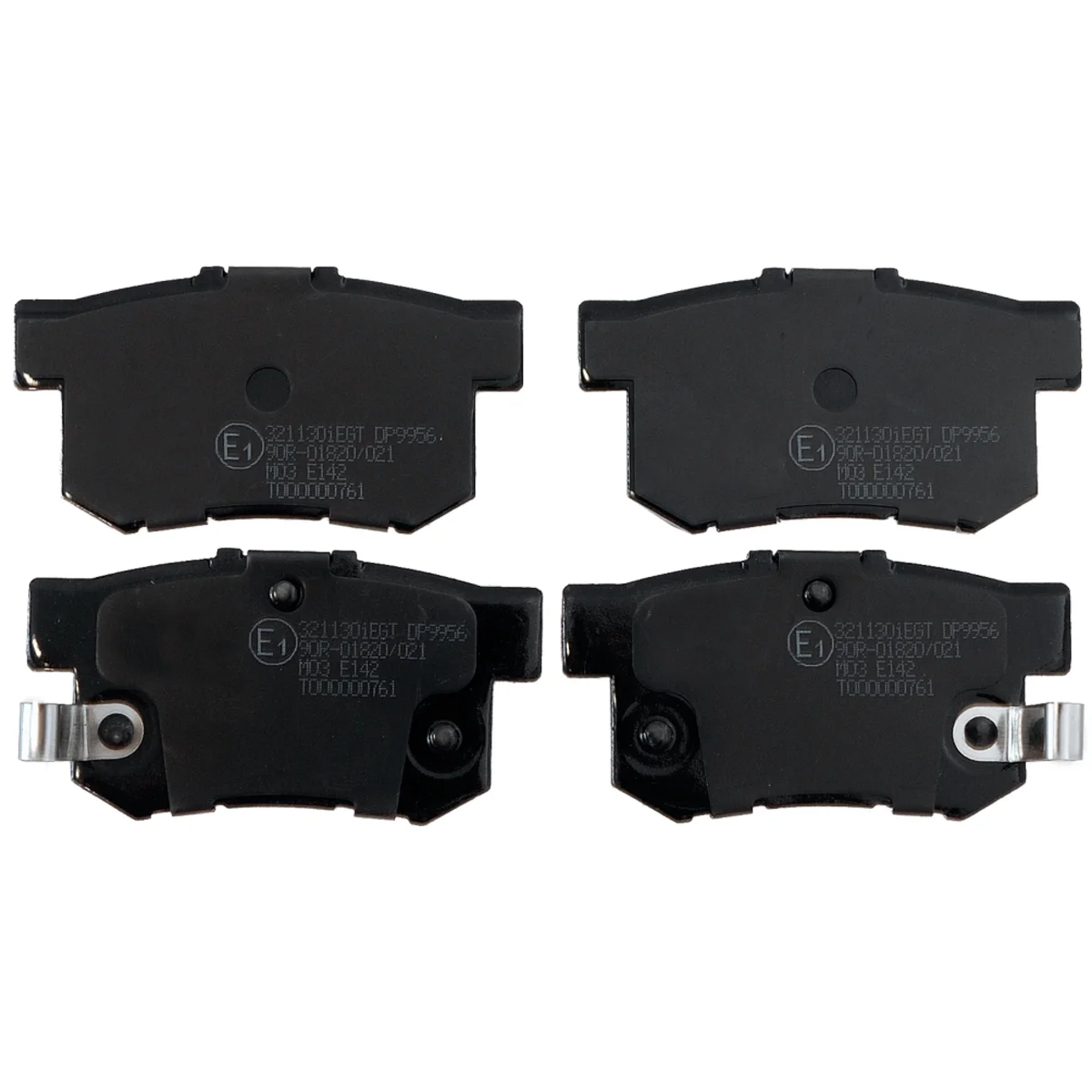 Brake pad kit, Rear axle
