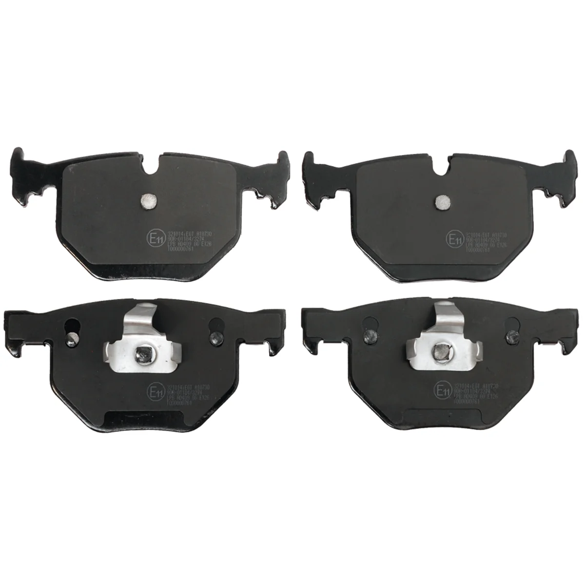 Brake pad kit, Rear axle