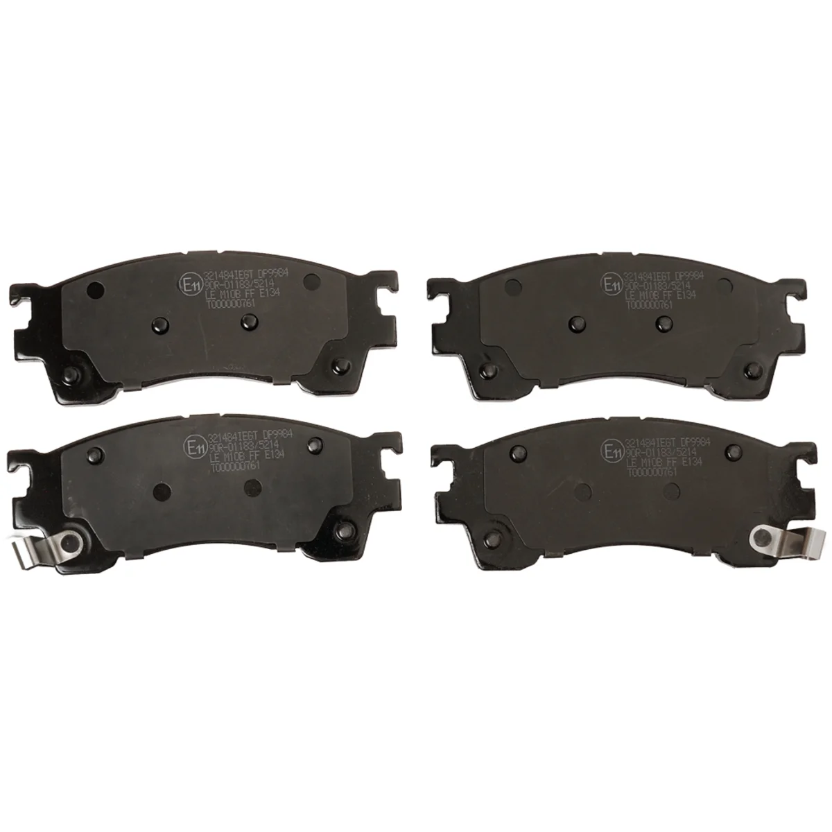 Brake pads set, front axle