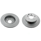 Rear axle brake disc, set of 2