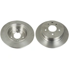 Rear axle brake disc, set of 2