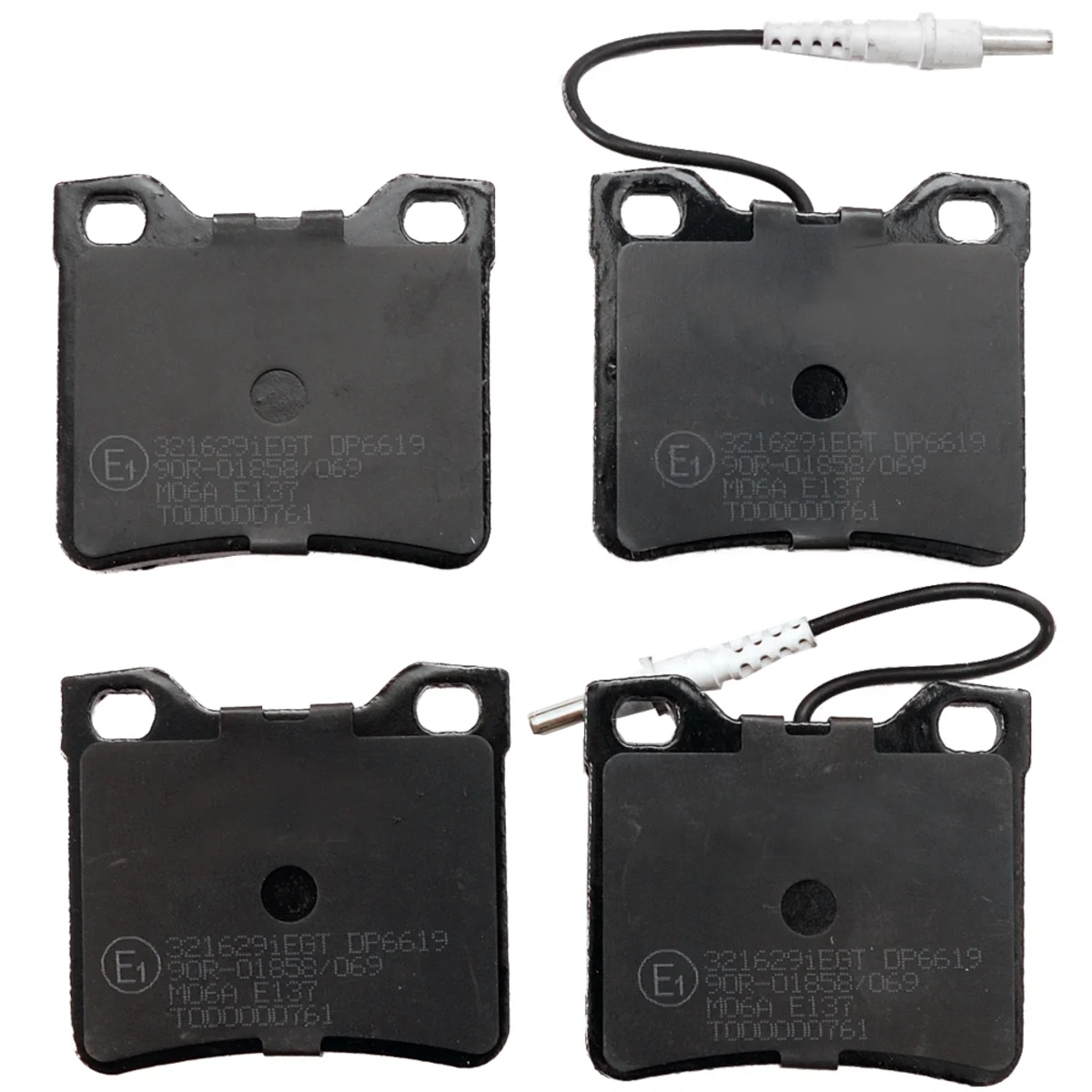 Brake pad kit, Rear axle