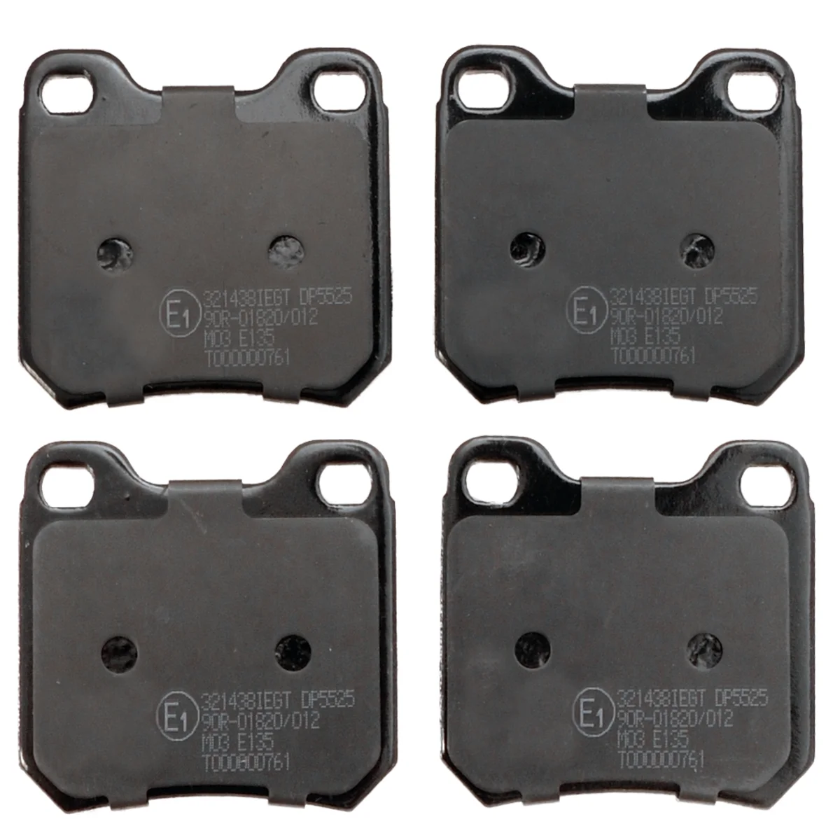 Brake pad kit, Rear axle