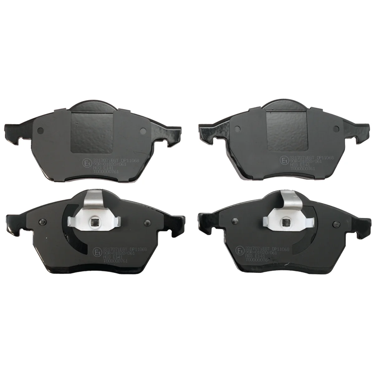 Brake pads set, front axle