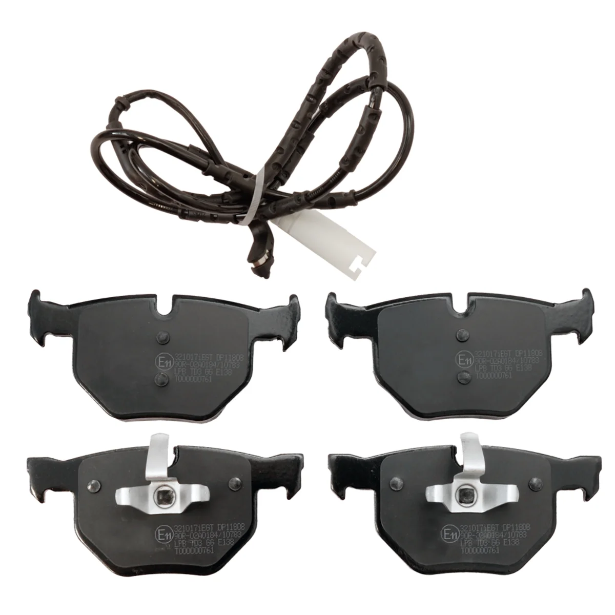 Brake pad kit, Rear axle