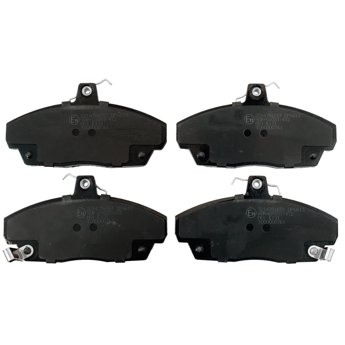 Brake pads set, front axle