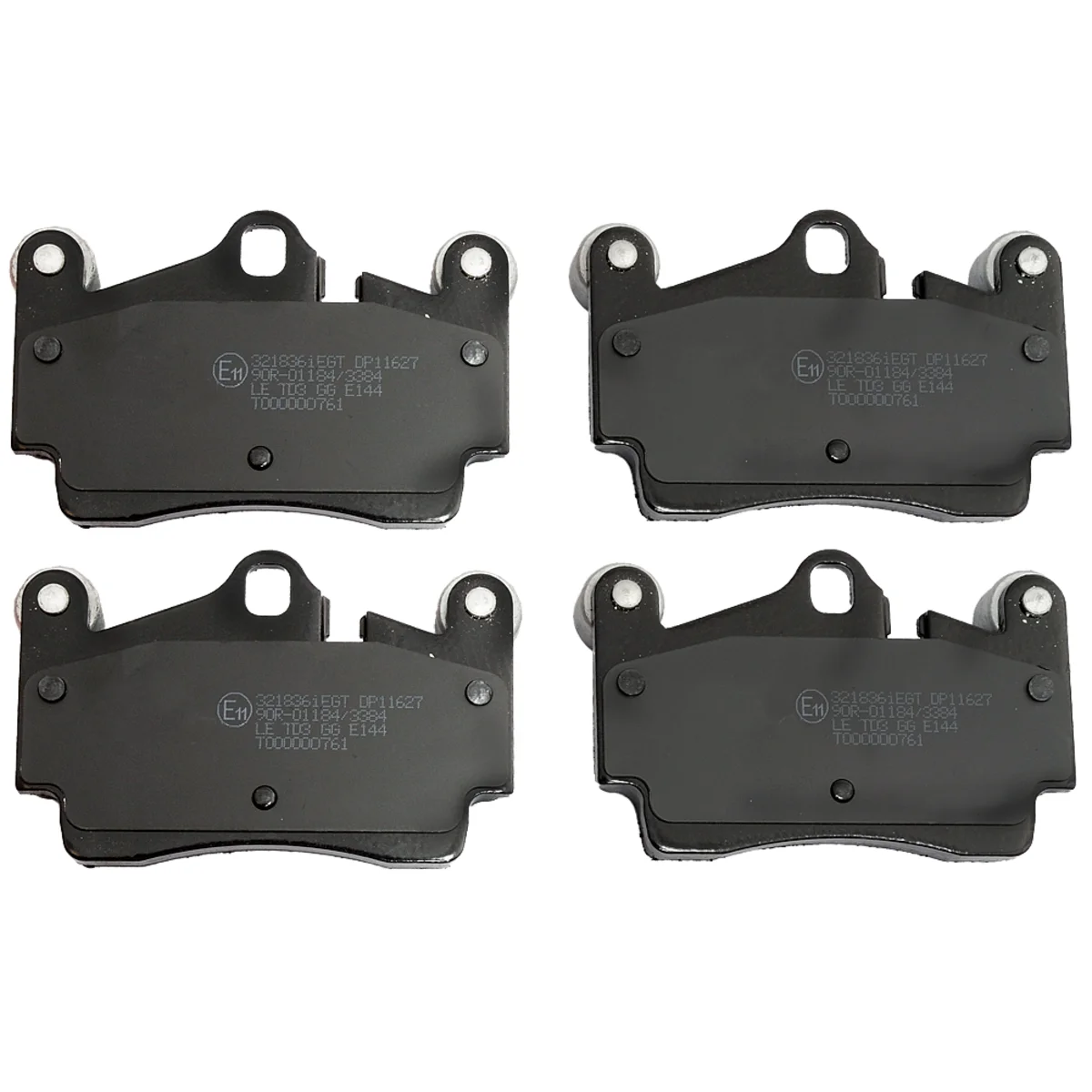 Brake pad kit, Rear axle