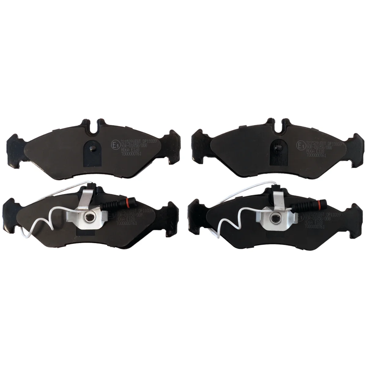Brake pad kit, Rear axle