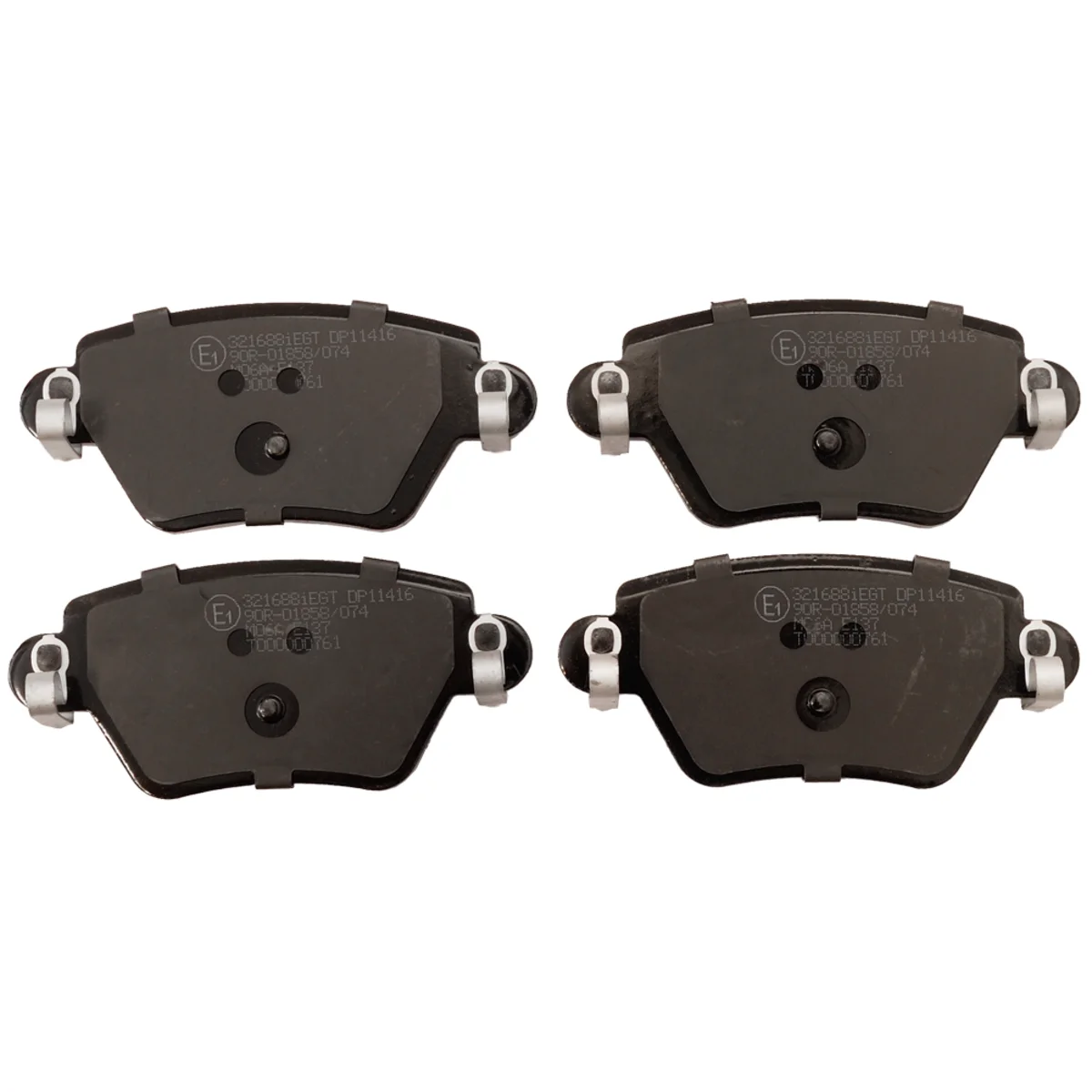 Brake pad kit, Rear axle