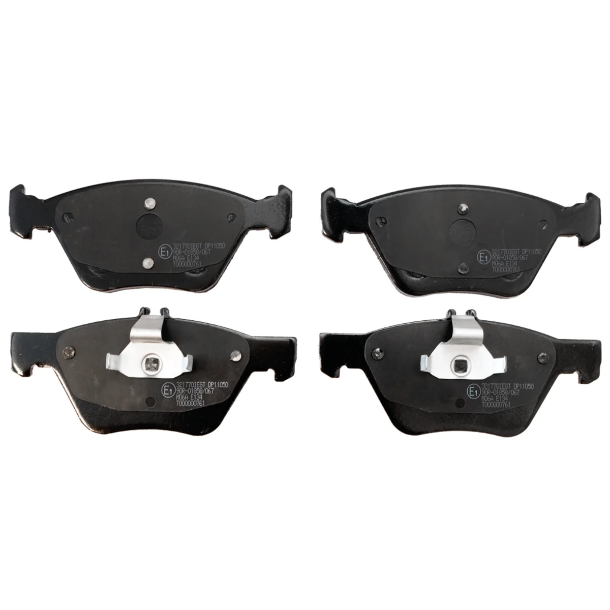 Brake pads set, front axle