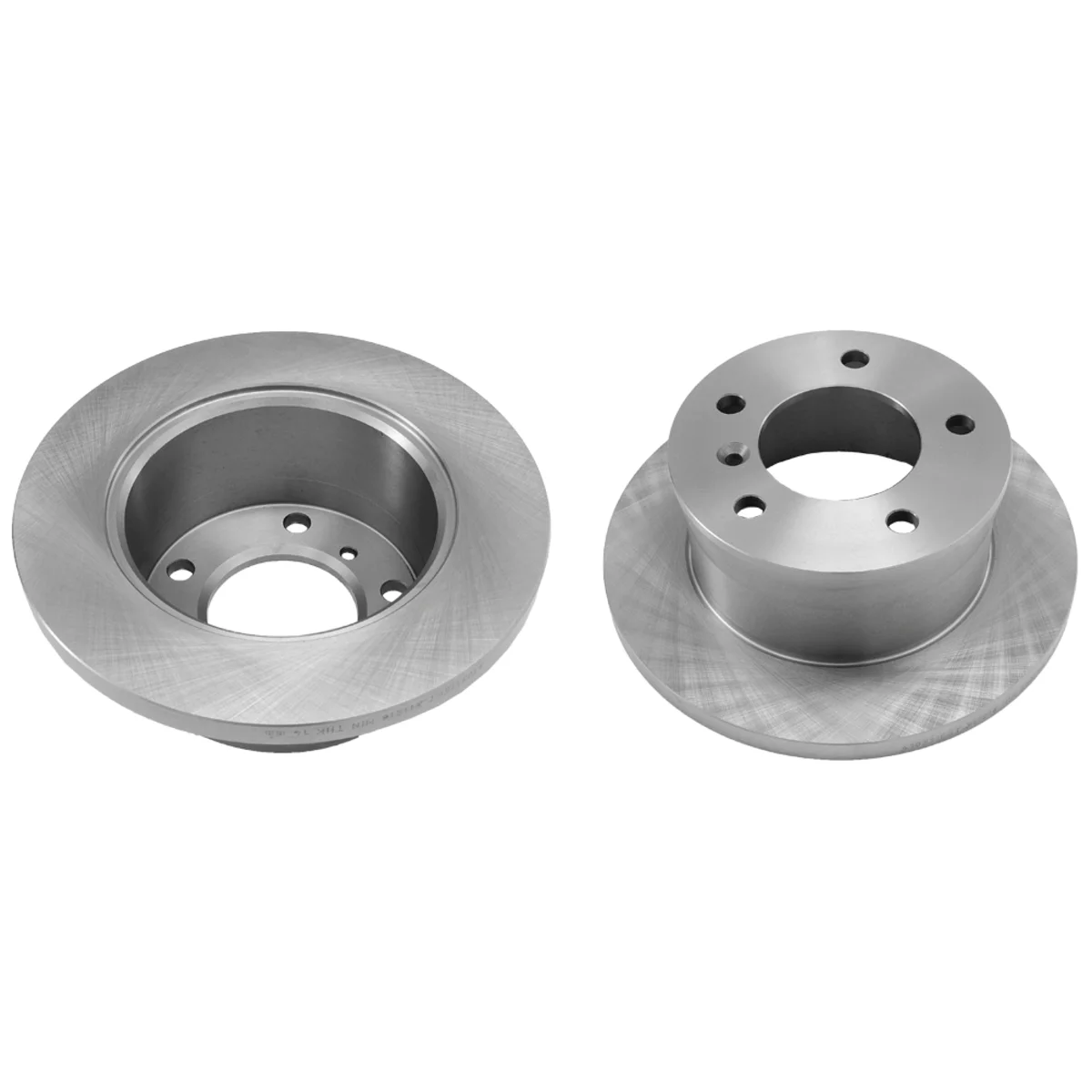 Rear axle brake disc, set of 2
