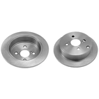 Rear axle brake disc, set of 2