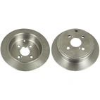 Rear axle brake disc, set of 2