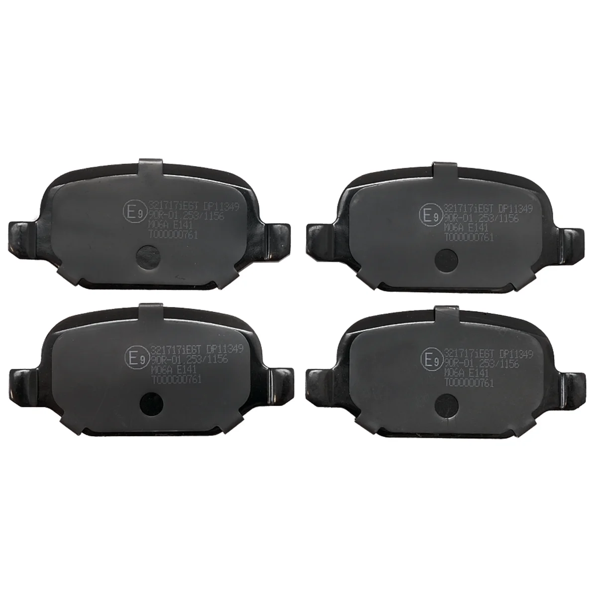 Brake pad kit, Rear axle
