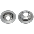 Rear axle brake disc, set of 2